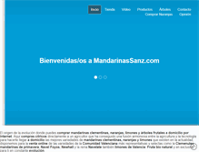 Tablet Screenshot of mandarinassanz.com